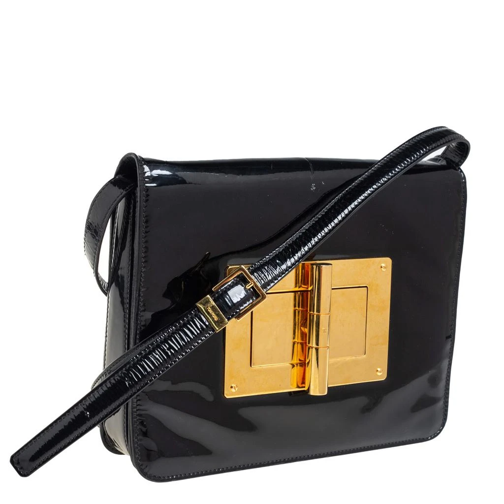 Tom Ford Tom Ford Black Patent Leather Natalia Crossbody Bag 3
