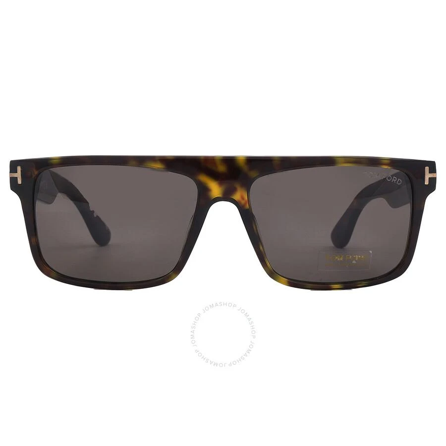 Tom Ford Philippe Smoke Rectangular Men's Sunglasses FT0999 52A 58 1