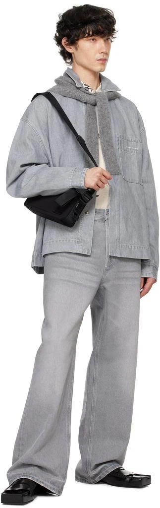 Jacquemus Gray La Casa 'Le de-Nîmes large' Jeans 4
