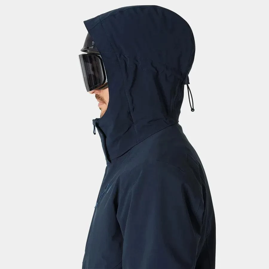 Helly Hansen Alpha 4.0 SkI Jacket Men's  Navy Waterproof Full Zip ASM257 3