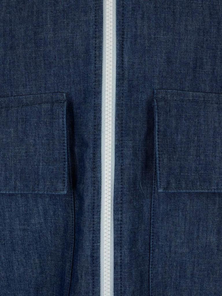 Stone Island Stone Island Denim Hooded Jacket - Jackets