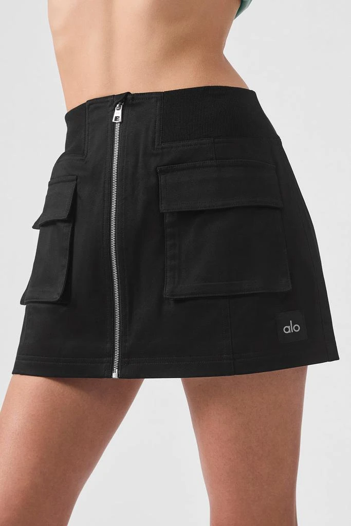 Alo Night Out Cargo Skirt - Black 3