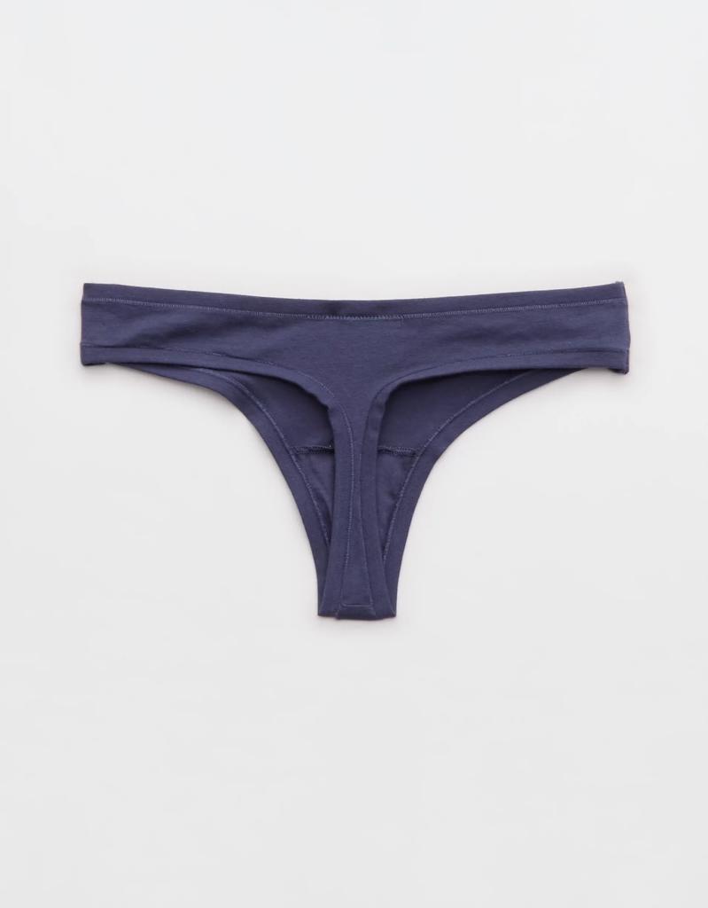 Aerie Superchill Cotton Thong Underwear