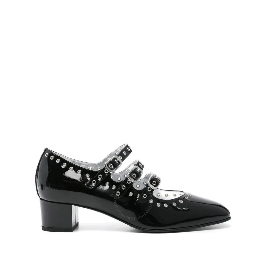 Carel Ladies Black Patent Eyelet Leather Mary Jane