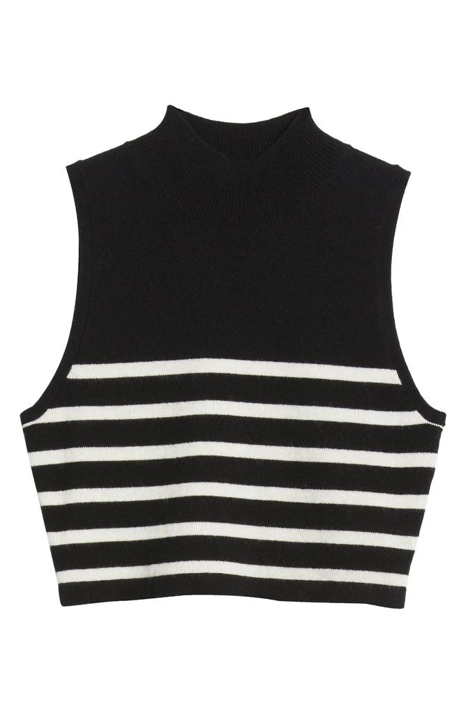 FRAME Cashmere Sleeveless Crop Sweater 5