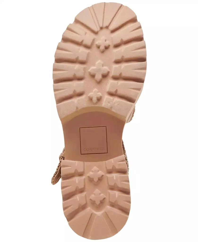 Dolce Vita Women's Latice Peep-Toe Fisherman Sandals 5