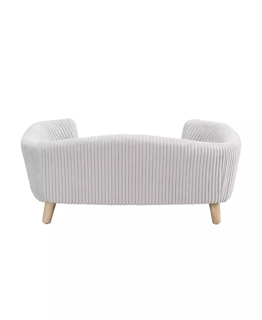 Zeus
Ruta Beige Corduroy Elevated Pet Couch with Wood Legs 2