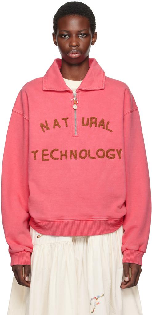 Story mfg. Pink Geo Sweatshirt