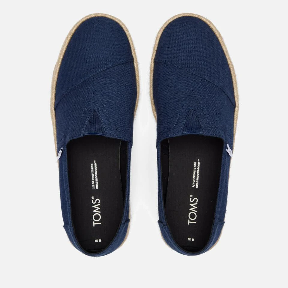 TOMS TOMS MEN'S ALPARGATA ROPE 2.0 CANVAS ESPADRILLES 4