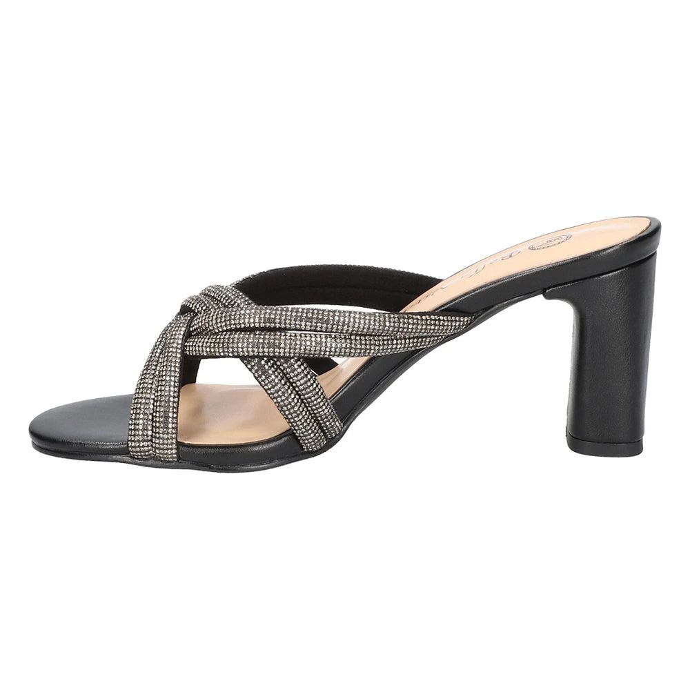 Bella Vita Carmen Rhinestone Block Heel Sandals 3