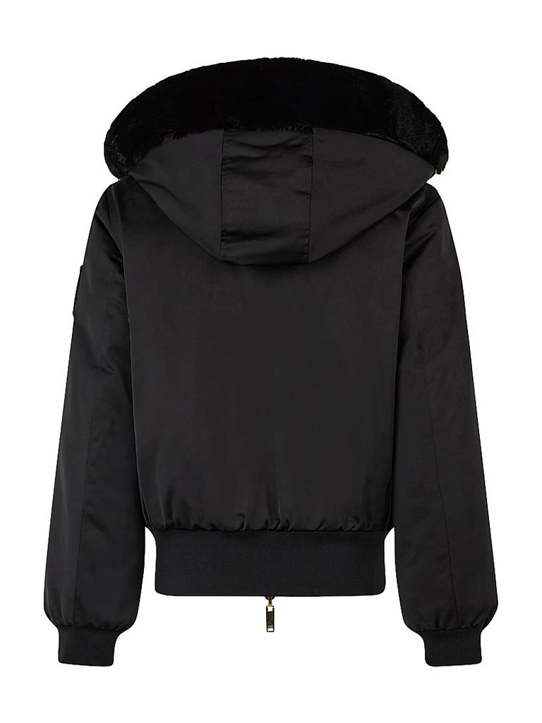 Moose Knuckles Debbie Bunny Satin Bomber Jacket 3