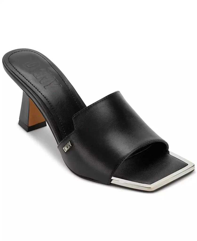 DKNY Women's Kailyn Square Toe Slide Sandals 1