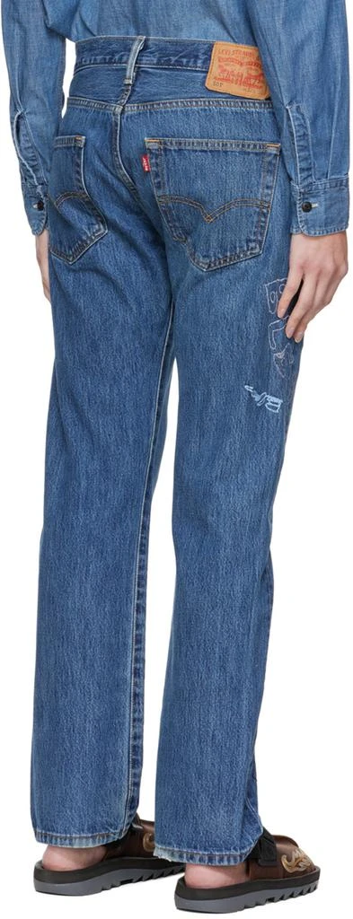 Bless Blue Embroidered Jeans 3