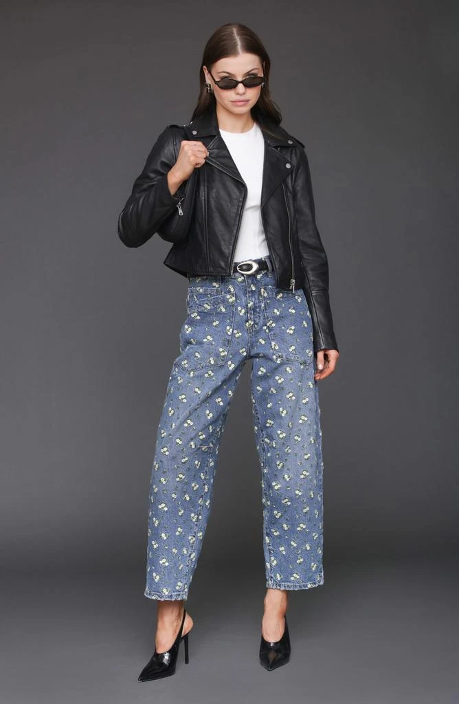 Avec Les Filles Leather Biker Jacket 8