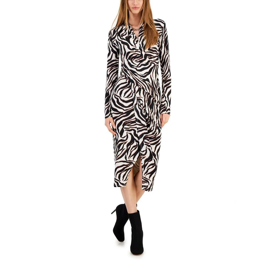 Rachel Rachel Roy Rachel Rachel Roy Womens Faux Wrap Midi Wrap Dress 6