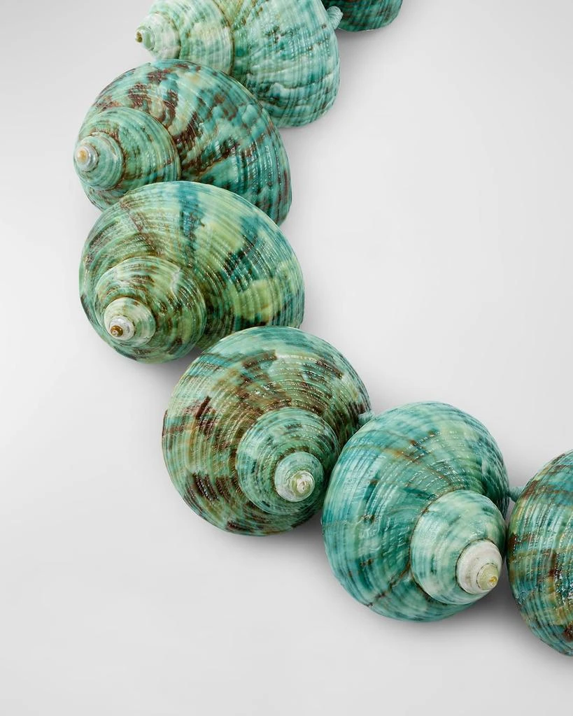 NEST Jewelry Green Seashell Jade Statement Necklace 3