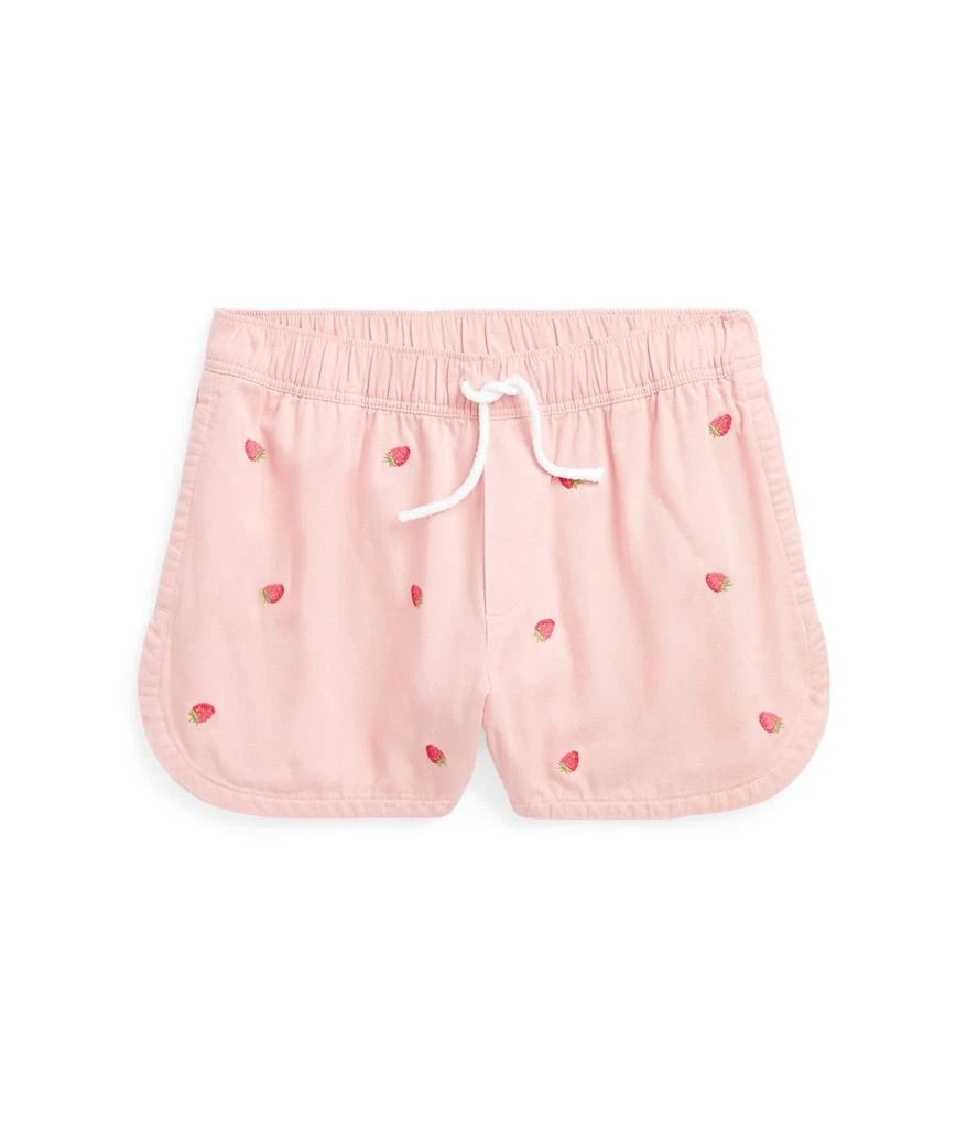 Polo Ralph Lauren Kids Strawberry Cotton Twill Shorts (Big Kids) 1