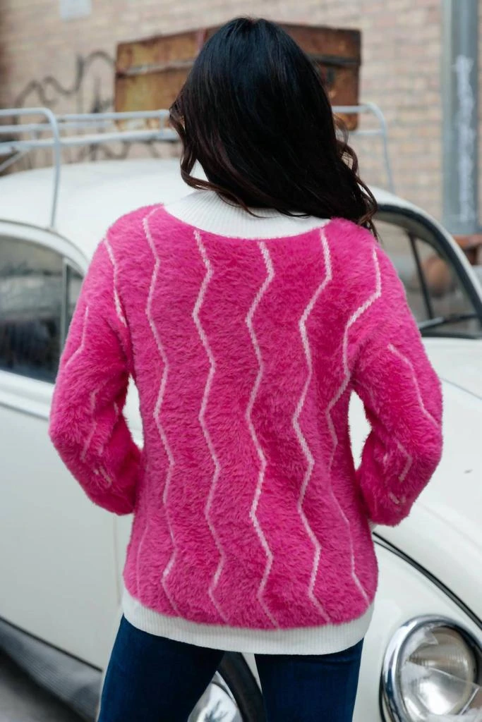 Cozy Casual Cozy Casual - Pop Culture Zig Zag Sweater 3