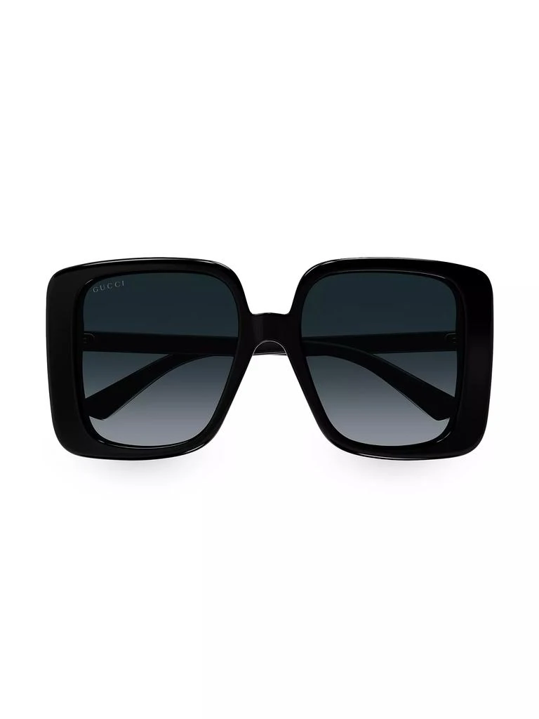 Gucci 80S Monocolor 55MM Butterfly Sunglasses 1