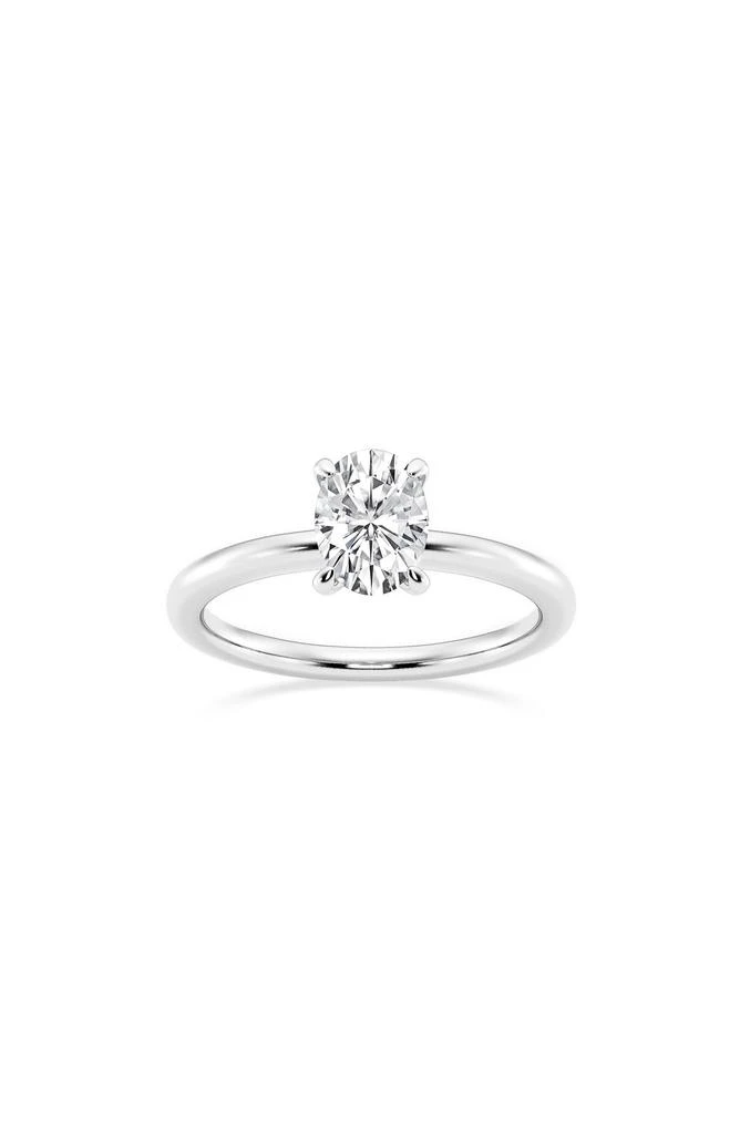 Badgley Mischka Oval Cut Lab Created Diamond Engagement Ring - 1.00 ctw 1