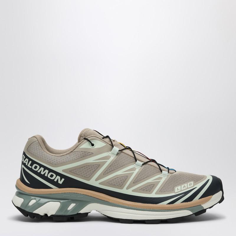 Salomon Sneaker XT-6 Oxford tan/Carbon/Clearly Aqua - Casual