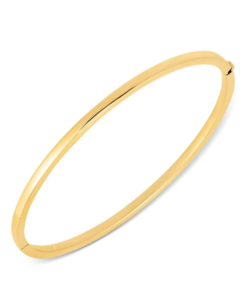Roberto Coin 18K Yellow Gold Oval Hinge Bangle 1