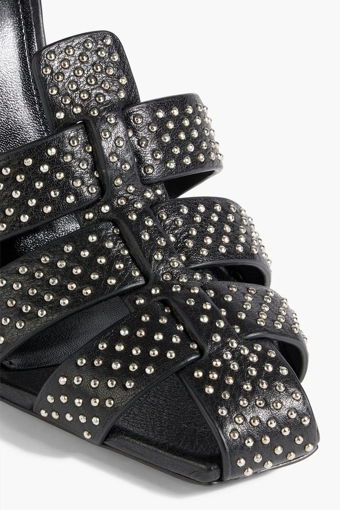 Yves Saint Laurent Oak studded leather sandals 4