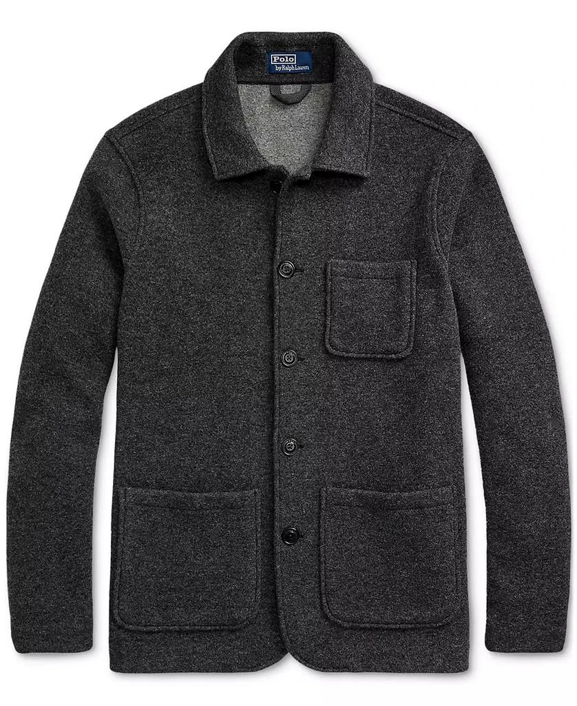 Ralph Lauren Men's Brushed Double-Knit Utility Jacket 5