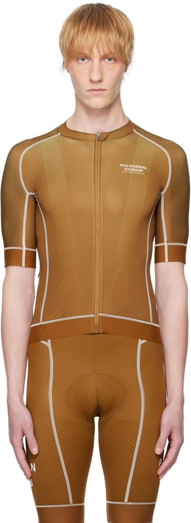Pas Normal Studios Brown Mechanism Jersey T-shirt