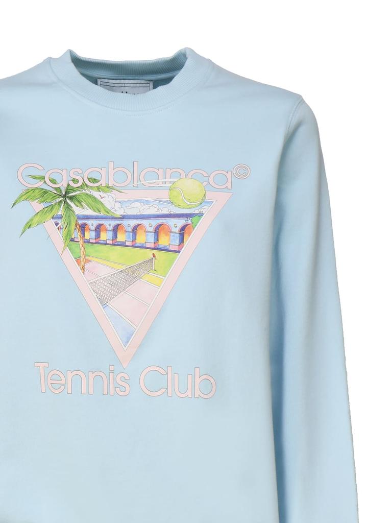 Casablanca Tennis Club Cotton Sweater