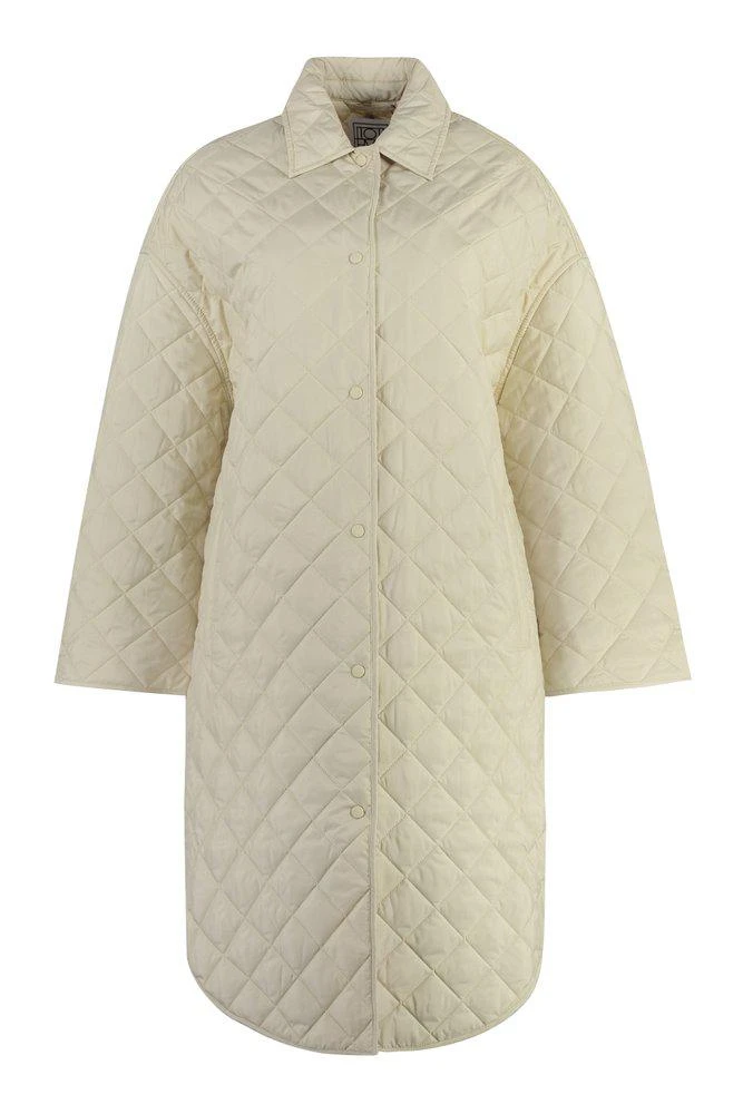 Totême Totême Padded Diamond-Quilted Cocoon Coat 1