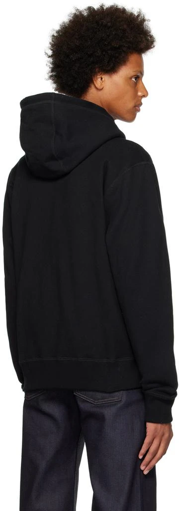 Naked & Famous Denim Black Zip Hoodie 3