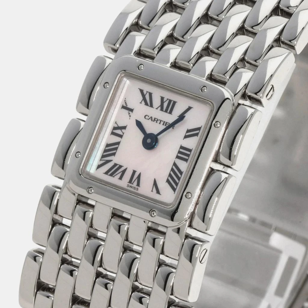 Cartier Cartier White Stainless Steel Panthere Ruban Quartz Women's Wristwatch 21 mm 2