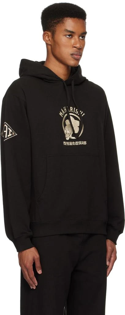 MAHARISHI Black Nishigawa Iaido Club Edition Kamon Hoodie 2