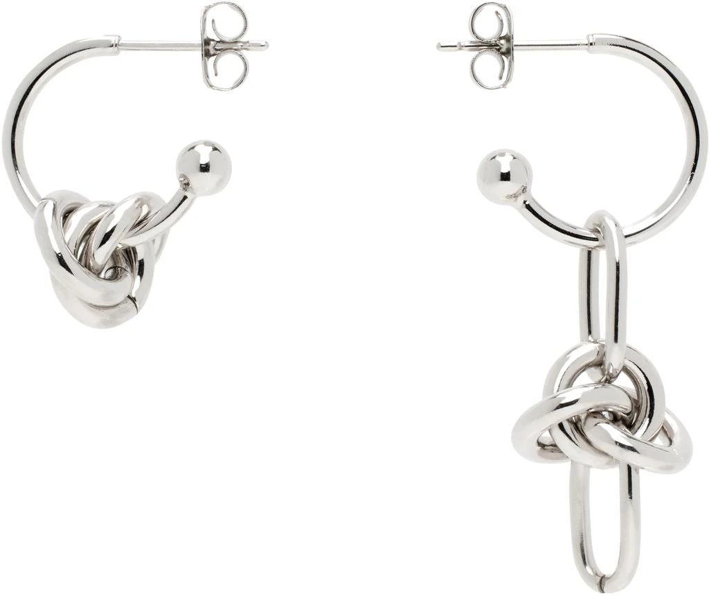 Justine Clenquet Silver Daria Earrings 1
