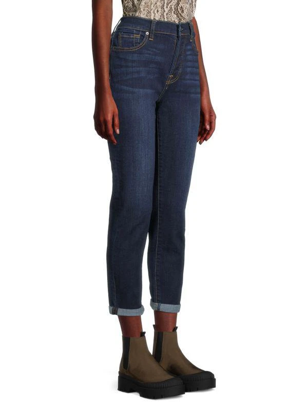 7 For All Mankind Josefina Squiggle Boyfriend Jeans 3