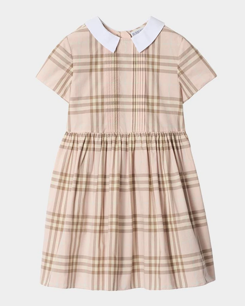 Burberry Girl
s Woven Check Cotton Dress, Size 3-14
