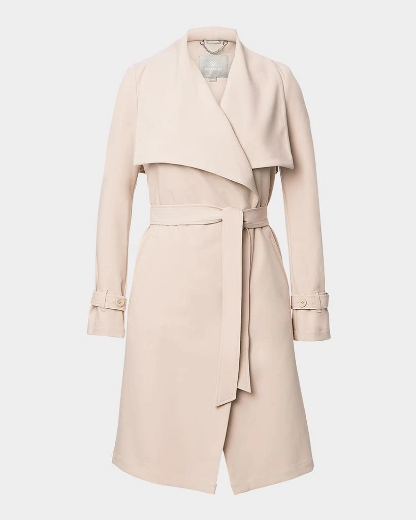 Soia & Kyo Essential Drapey Trench Coat 1
