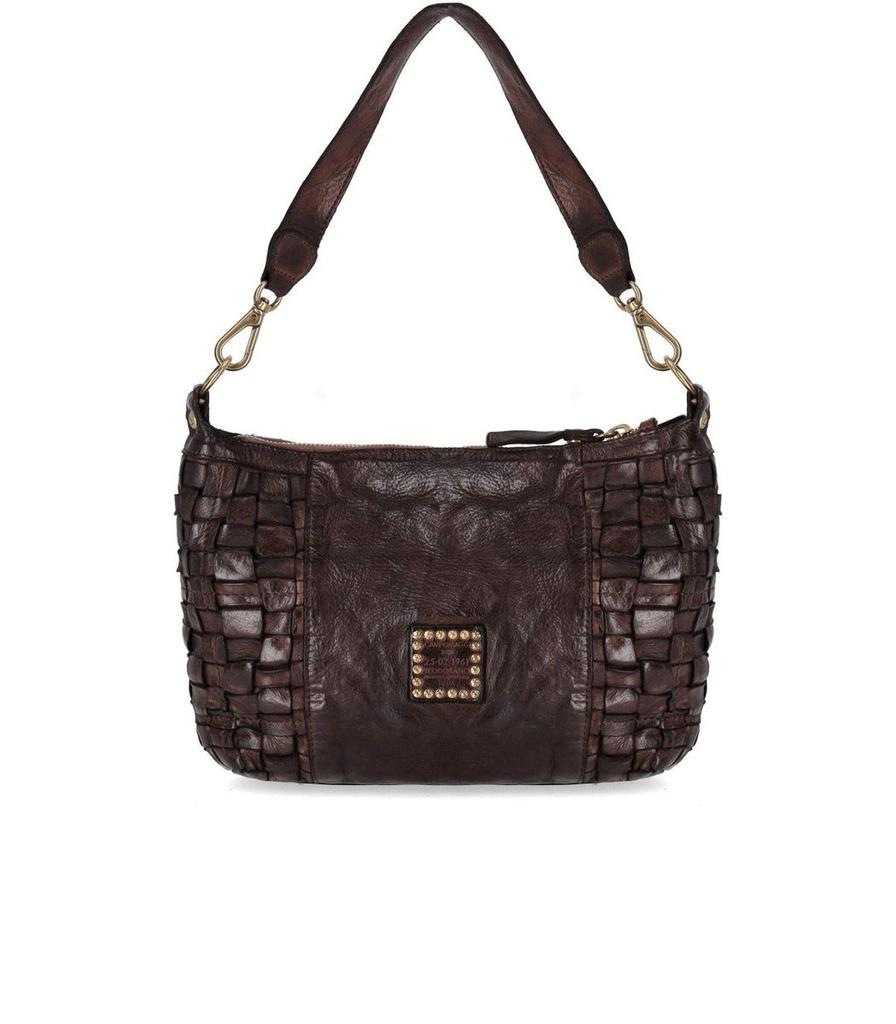 CAMPOMAGGI Campomaggi Dark Brown Woven Shoulderbag