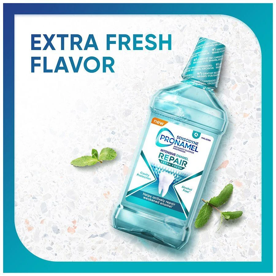 Sensodyne Pronamel Intensive Enamel Repair Mouthwash Extra Fresh 9