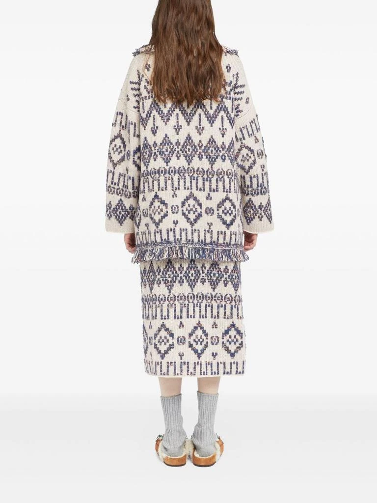 ALANUI ALANUI - Grunge Beat Wool Cardigan 3