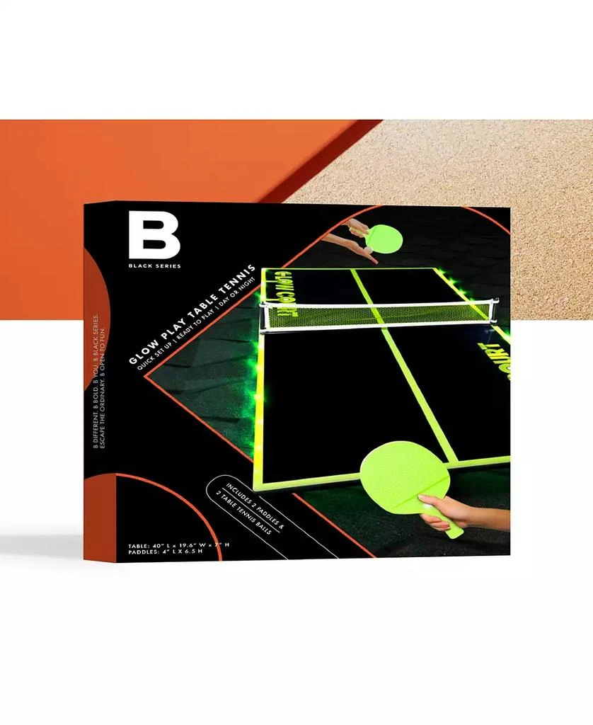 Black Series Glow-In-The-Dark 40" Table Tennis Set 5