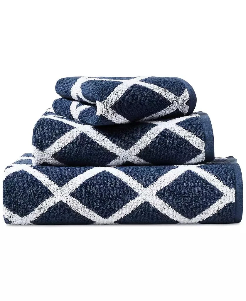 Ralph Lauren Sanders Diamond Cotton Bath Towel, 30" x 56" 4