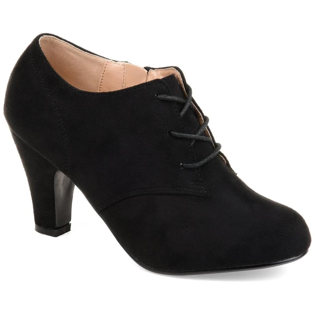 Journee Collection Womens Leona Inside Zip Block Heel Booties 1
