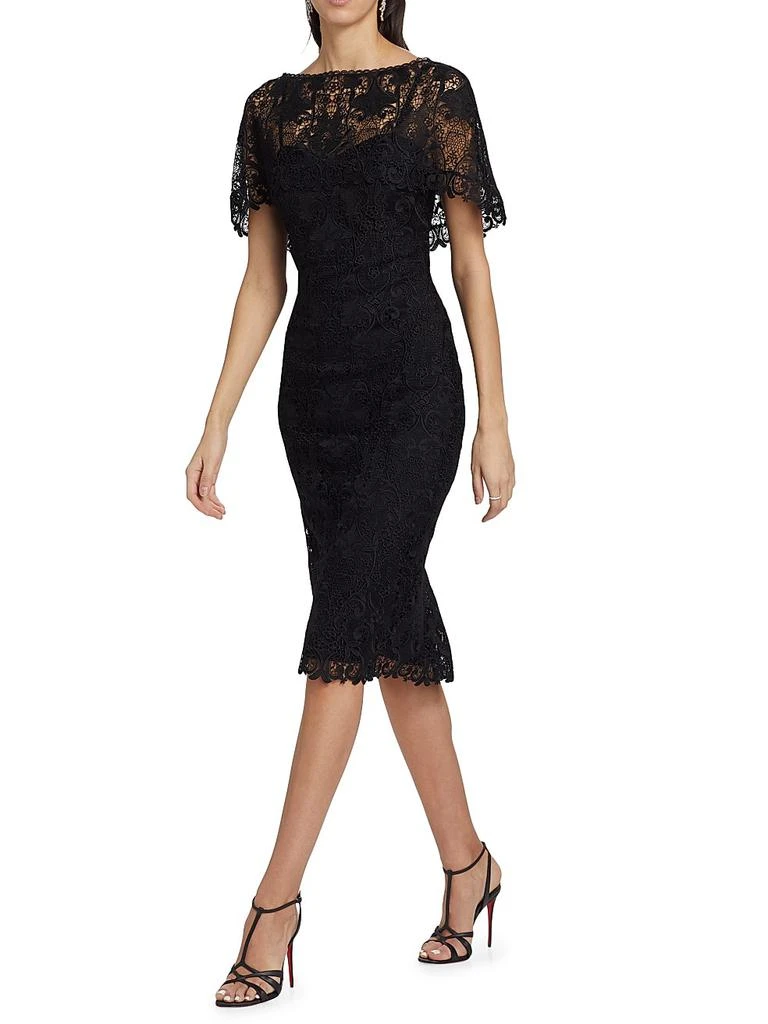 Badgley Mischka Lace Cocktail Dress 2