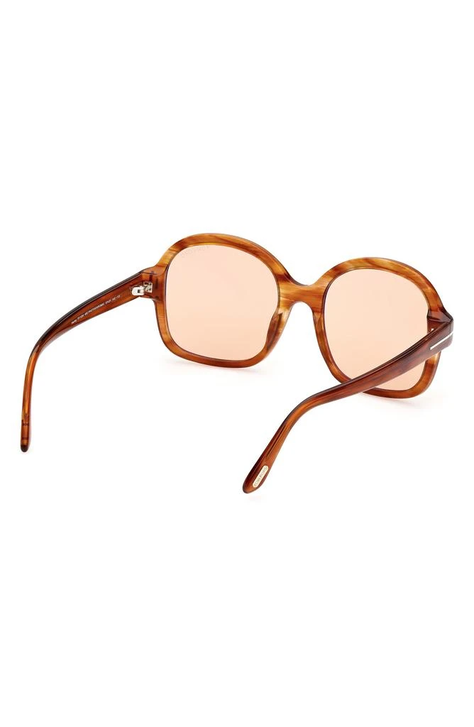 Tom Ford Hanley 57mm Photochromic Butterfly Sunglasses 8