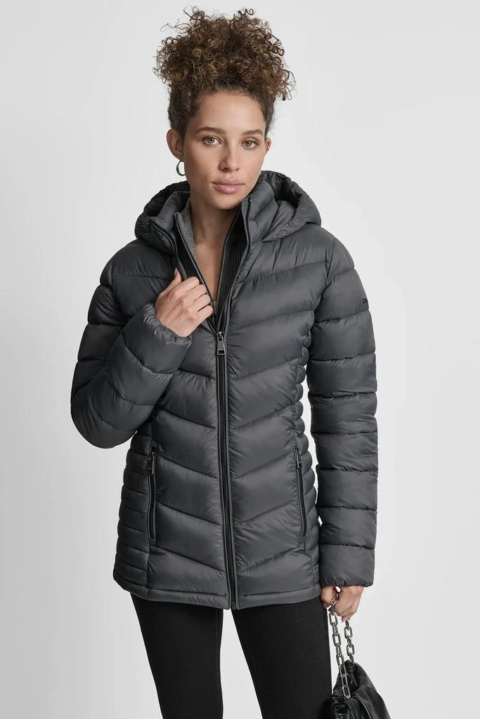 DKNY LIGHTWEIGHT PUFFER JACKET