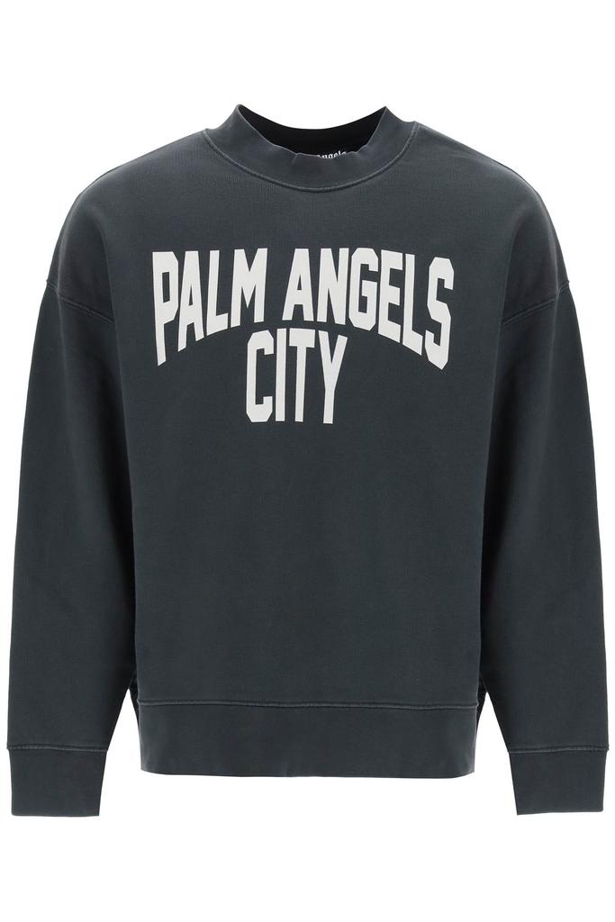 PALM ANGELS pa city crewneck sweatshirt
