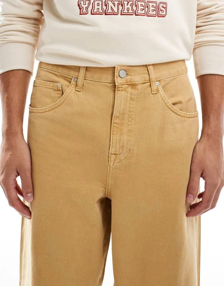 ASOS ASOS DESIGN super baggy jeans in beige 5