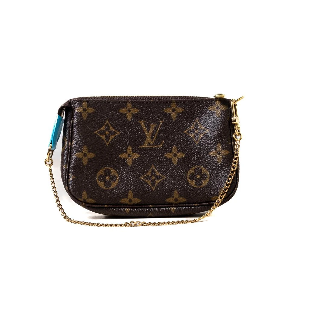 LOUIS VUITTON Louis Vuitton Mini Vivienne Holidays Pochette Accessoires Canvas Monogram Blue 3